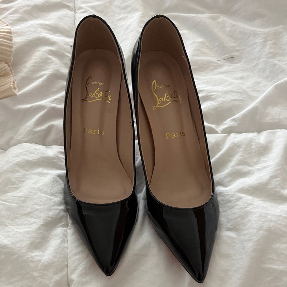 Christian Louboutin Glossy Black Heels